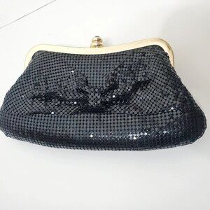 Vintage Cute Sequin and Gold Chain Party Clutch Bag